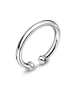 Plain Silver Ear Clips EC-1193